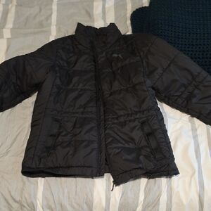 Kids Black Puffer Jacket